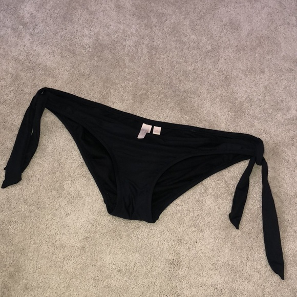 LC‎ Lauren Conrad Bikini Bottom XL Black - Picture 1 of 14